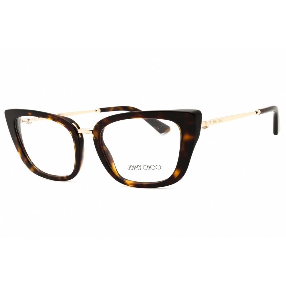 Jimmy Choo JC3034HB Eyeglasses Havana Acetate Cat-Eye